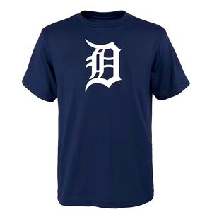 NWT | Detroit Tigers Youth Logo Primary Team T-Shirt - Navy - Medium